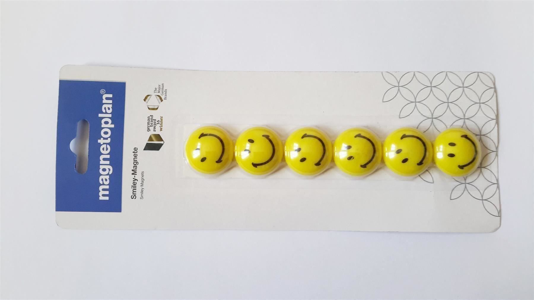 Calamite: Magnete Smiley 6 Stück, 30 mm – Nuovo e nell'imballaggio originale da St. Gallen venduto da cointec 1