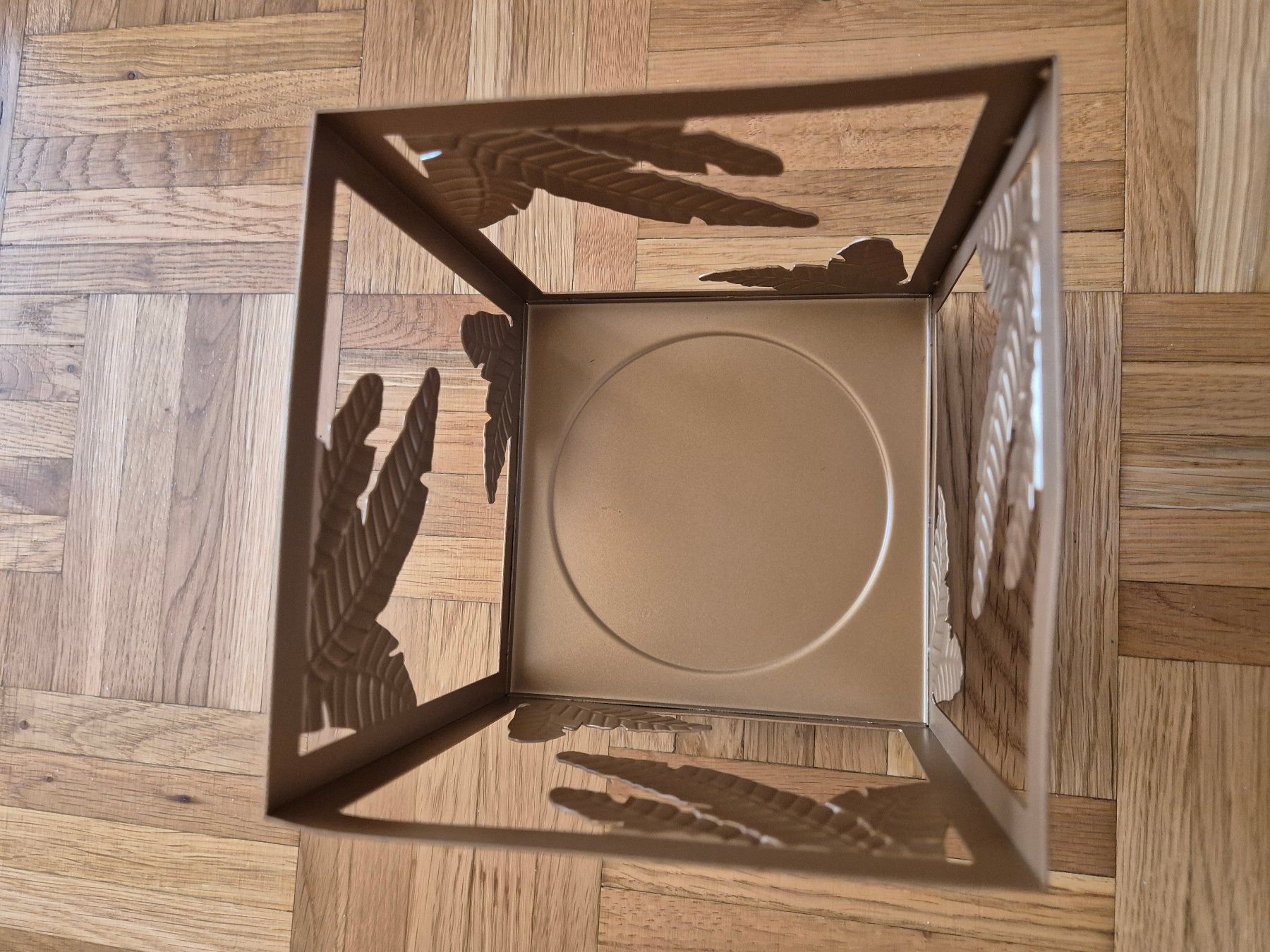 Partylite Portacandele: PartyLite porte-pot à bougie Carré doré – Nuovo e nell'imballaggio originale da Onex venduto da Fifane 2