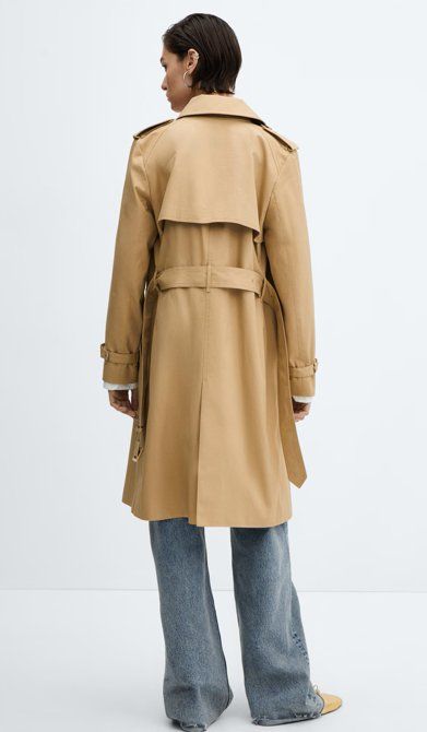 Mango Cappotti: Klassischer Trenchcoat mit Gürtel – Nuovo (secondo la descrizione) da Meiringen venduto da SilviF 1