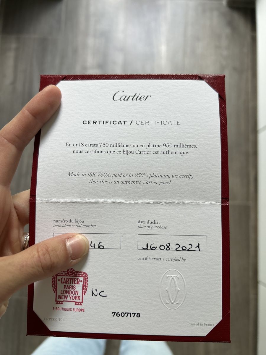 Cartier Ringe: Cartier caresse d'orchidées Size 52 – Gebraucht aus Bad Ragaz von vjmast 5