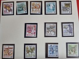 POSFRISCHE SAMMLUNG SCHWEIZ - JAHR 1987
