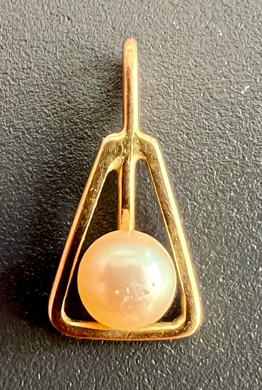 Ciondoli: Gold-Anhänger 18K Perle – Usato da Chur venduto da Penting1935 2