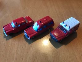 3x Mercedes Feuerwehr
