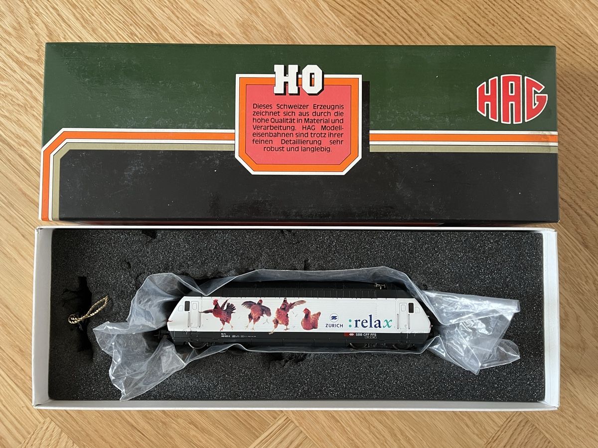 Hag Modellini di ferrovie: SBB Re 460 ZH Relax Hag Ac Digital – Usato da Basel venduto da Re620_11627 5
