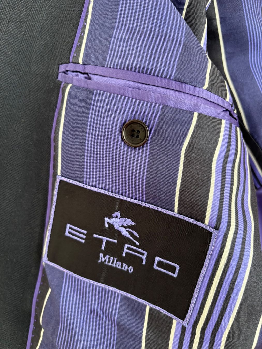 Etro Jacken: Etro Herrenblazer Dunkelblau Grösse 52 – Gebraucht aus Kloten von mybestbrands 4