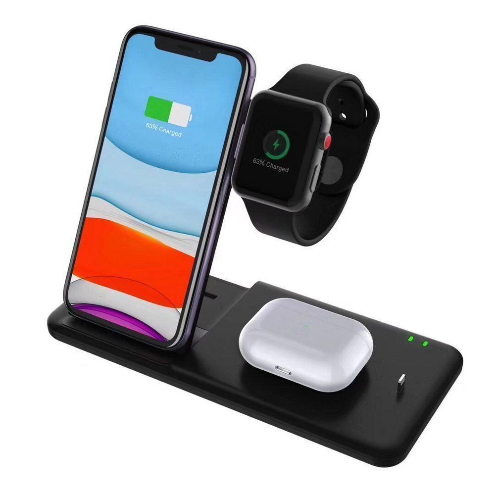 Ladegeräte: 4in1 Ladestation Wireless Charger – Neu (gemäss Beschreibung) aus Weinfelden von SEYBOY 5