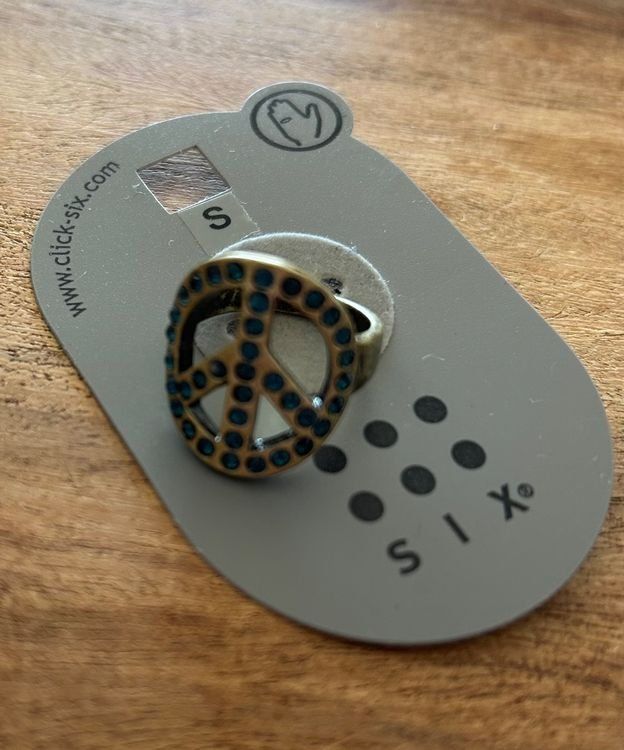 Ringe: Ring Peace Zeichen von Six, Modeschmuck, Neu – Neu und originalverpackt aus Geneve von vane267 1