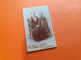 SCHWIIZER FRAU DAZUMAL - MUETTER TOCHTER -WILLISAU HUTTWIL