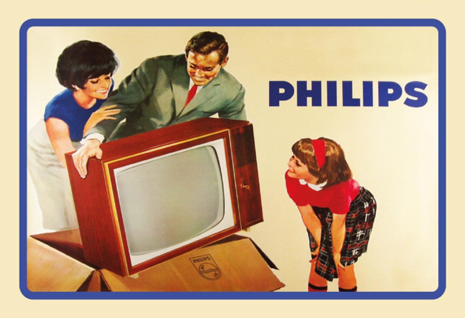 Insegne: Blechschild-PHILIPS-FERNSEHER – Nuovo e nell'imballaggio originale da Rupperswil venduto da big-one-sale