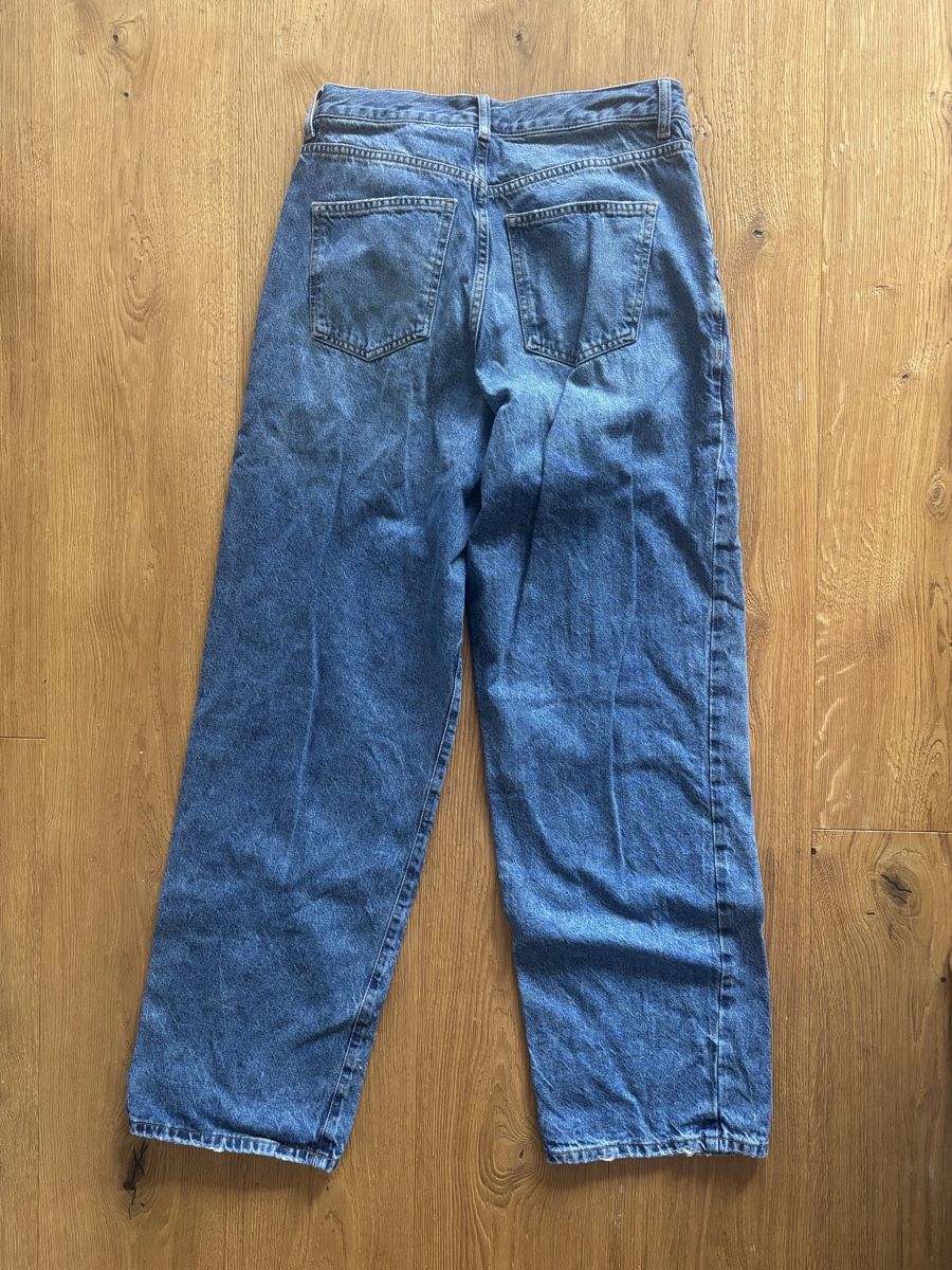 Mango Jeans: Damen Jeans Mango blau weit geschnitten – Usato da Biel-Benken BL venduto da frauvomfluss 3