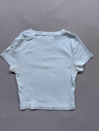 Crop top blanc taille S
