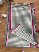 Kuscheldecke mit Herz Muster kariert Grösse 150x200cm neu