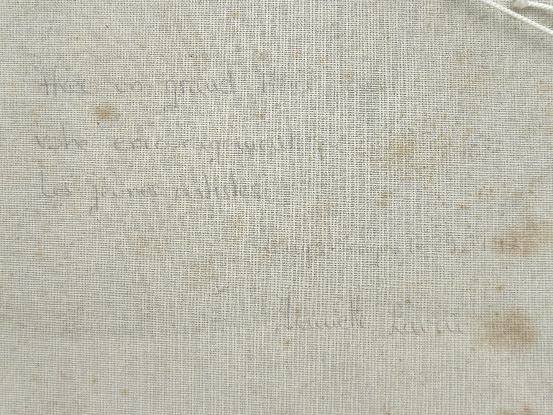 Tableaux: Jeannette LANVIN - Composition abstraite – D'occasion à Chêne-Bougeries par Art-T55 1