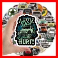 Jeep 4 x 4 SUV Offroad Land Range Rover 50 tlg Stickerset