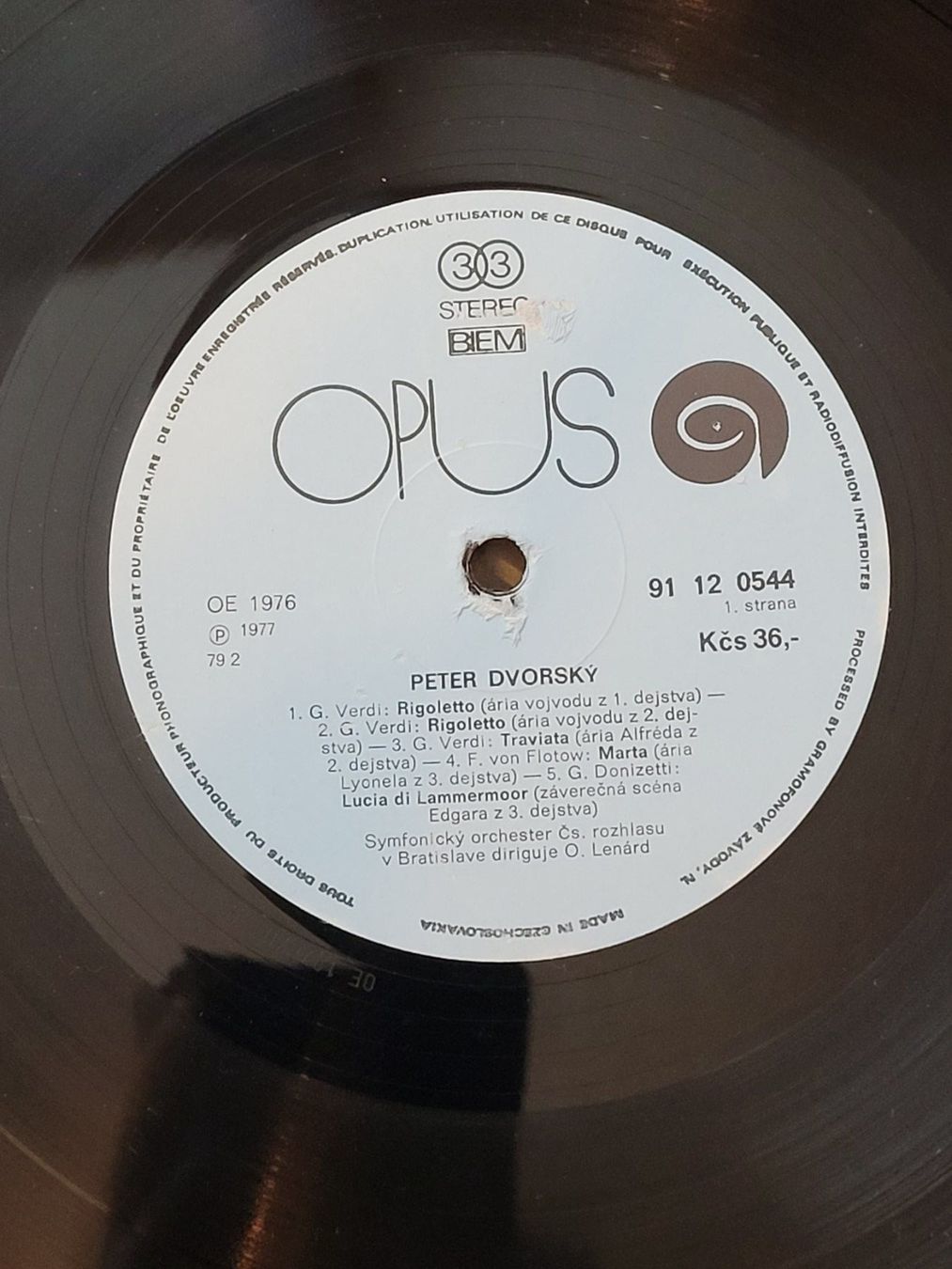 Dischi in vinile: Vinyle Peter Dvorsky, Rigoletto, Traviata – Usato da La Chaux-de-Fonds venduto da reu_kx5l 3