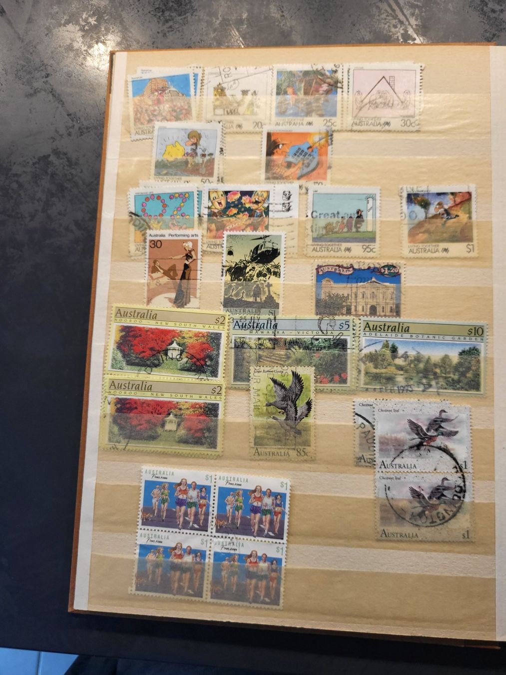 Tutti i francobolli: Sammlung Album - Australien – Usato da Rümlang venduto da Turrin 2