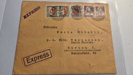 1922 Express Brief 22.11.22.22 gestempelt