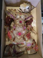 Antike Puppe Marionette Burma Thailand 20. Jhd 90cm