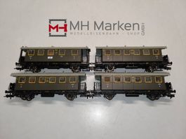 Fleischmann 3x 5092+5091 Zweiachser Reichsbahn DC H0 mit OVP