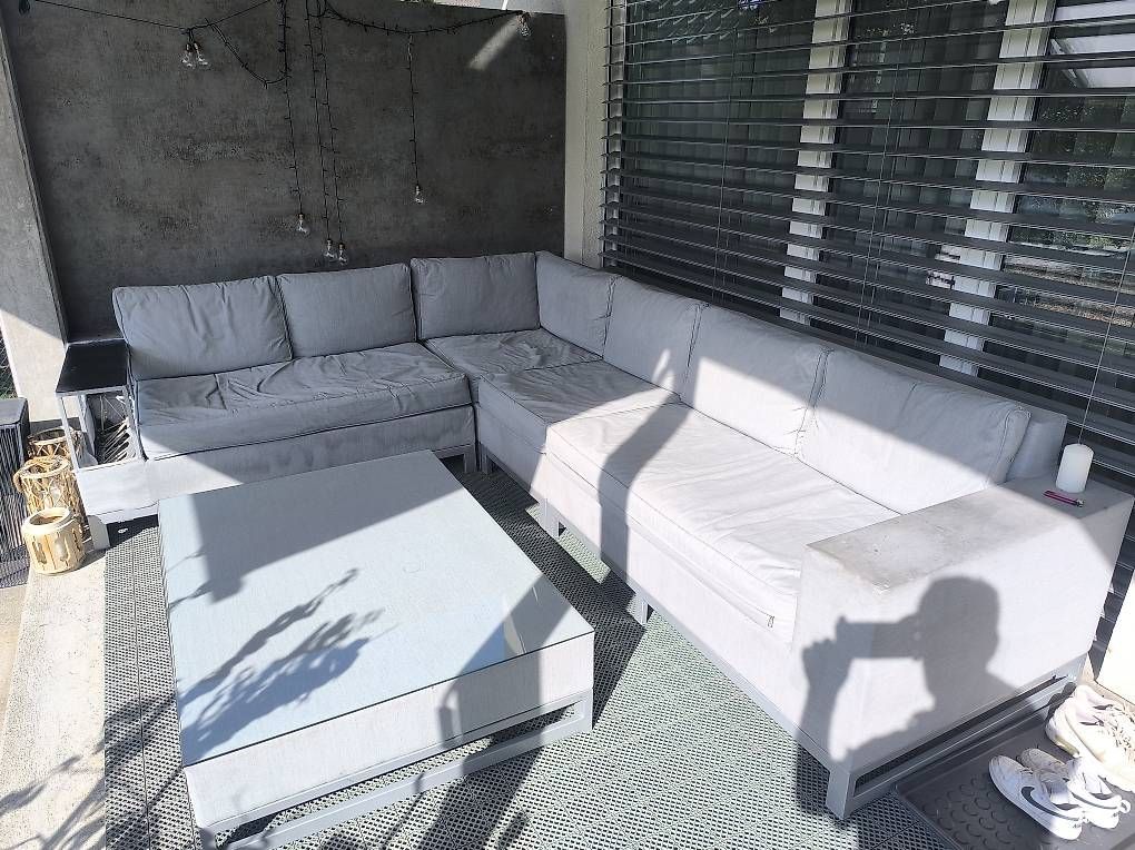 Tischset: Lounge-Garnitur inkl. Glastisch  CHF 120. VB – Gebraucht aus Rebstein von buli-06 2