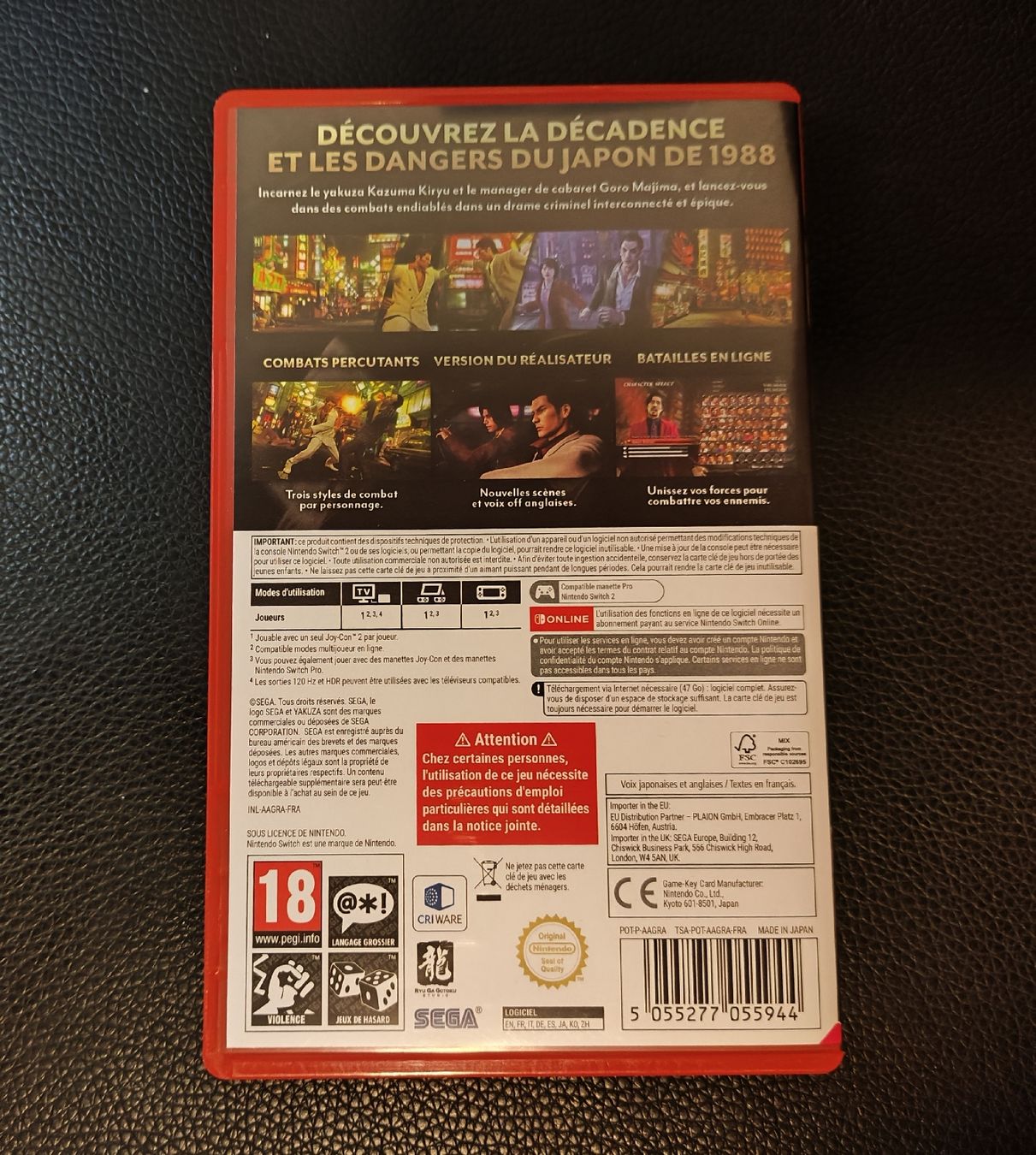 Giochi: Yakuza 0 Nintendo Switch 2  – Usato da Genève venduto da Alex923 2