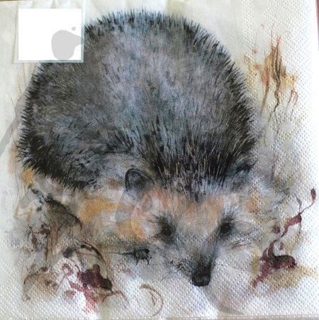 Servietten: Serviette ericius (1182) 2Stk. – Neu (gemäss Beschreibung) aus Schlatt TG von kreativ-atelier