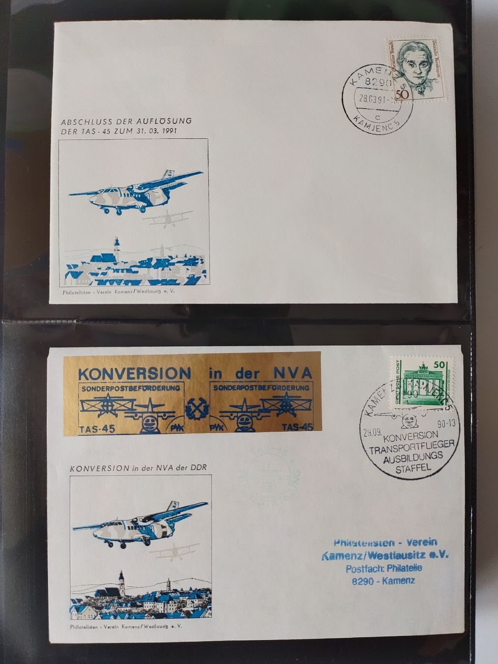 Buste & buste per spedizione: DDR Postkarten Konvolut NVA TAS-45 Flugzeug Konversion – Nuovo (secondo la descrizione) da Greifensee venduto da Retepw 2