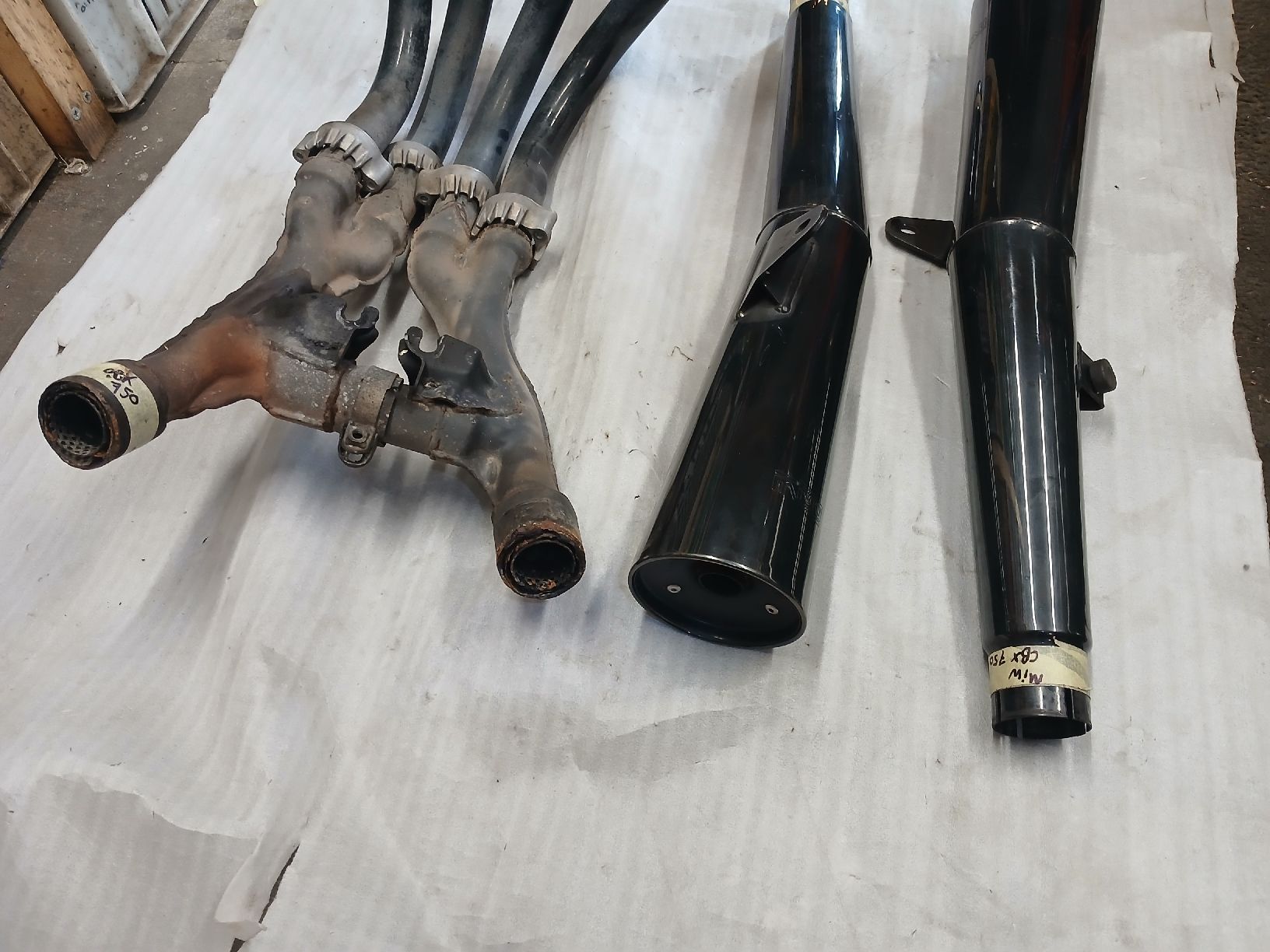 Honda Sistemi di scarico: Honda CBX 750 MIVV échappement, auspuff – Usato da Fey venduto da lobanovski1 1