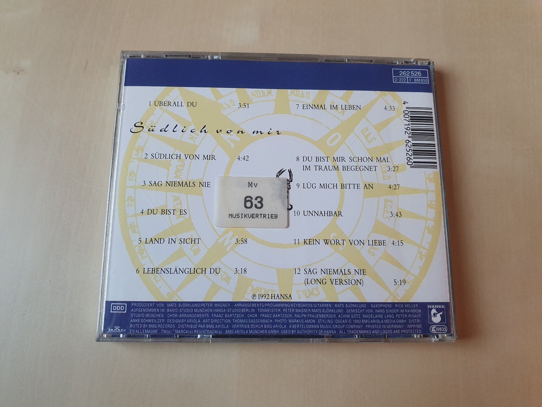 CD: Roland Kaiser südlich von mir – Usato da Stansstad venduto da collectorsshop 1