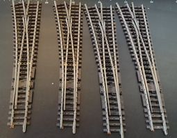 MÄRKLIN: LOT SCHLANKE LINKSWEICHEN