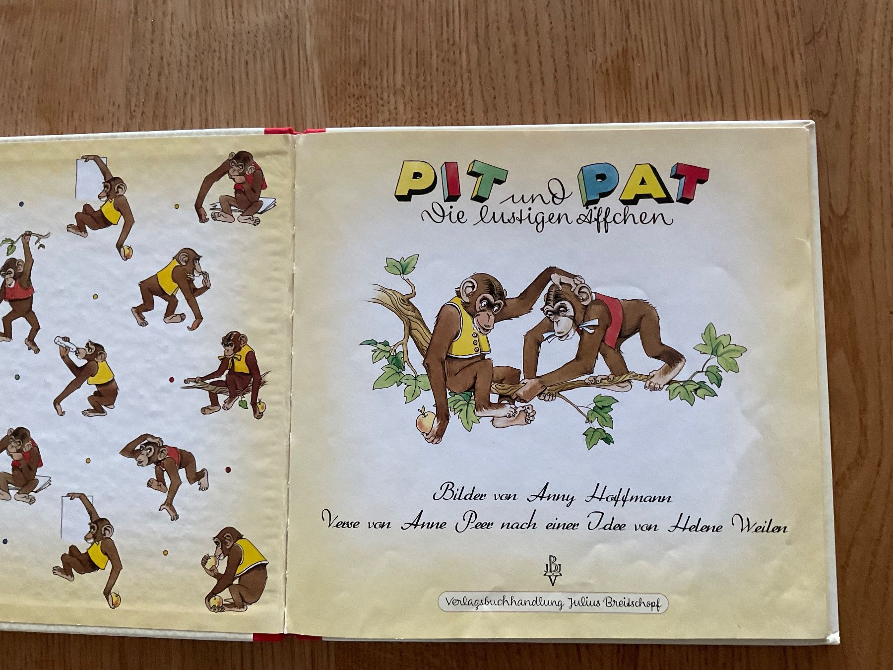 Bücher: Pit und Pat die lustigen Äffchen - Julius Breitschopf – Gebraucht aus Wetzikon ZH von Libelle01 2