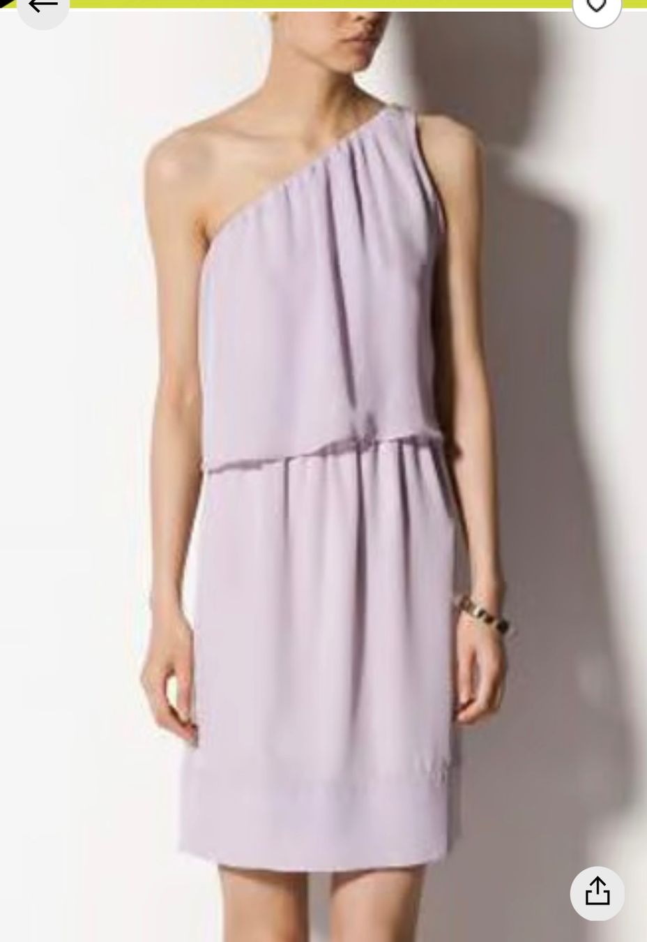 Massimo Dutti Vestiti: Massimo Dutti Lilac One-Shoulder Dress - Size 38 – Usato da Oberwil b. Zug venduto da fis_2wtq 1