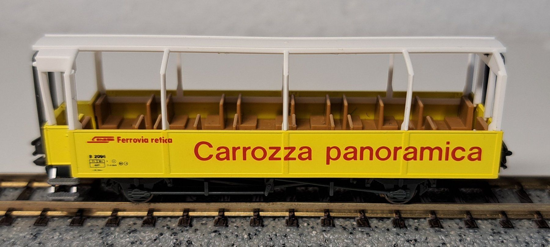 RhB Aussichtswagen B 2196 von Kato Spur N ohne OVP (Gebraucht) in Salez ...