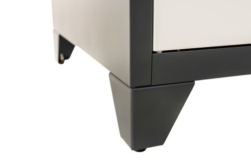 Armadi & Scaffali: Aktenschrank Spind PETROW dunkelgrau-wei – Nuovo e nell'imballaggio originale da Herbertingen venduto da jet-line-e-trade 4