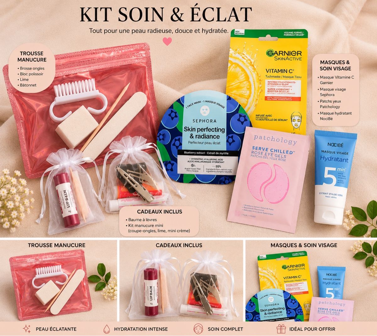 Cura del viso: KIT SOIN & ÉCLAT – Nuovo e nell'imballaggio originale da Bramois venduto da Inarretable.co