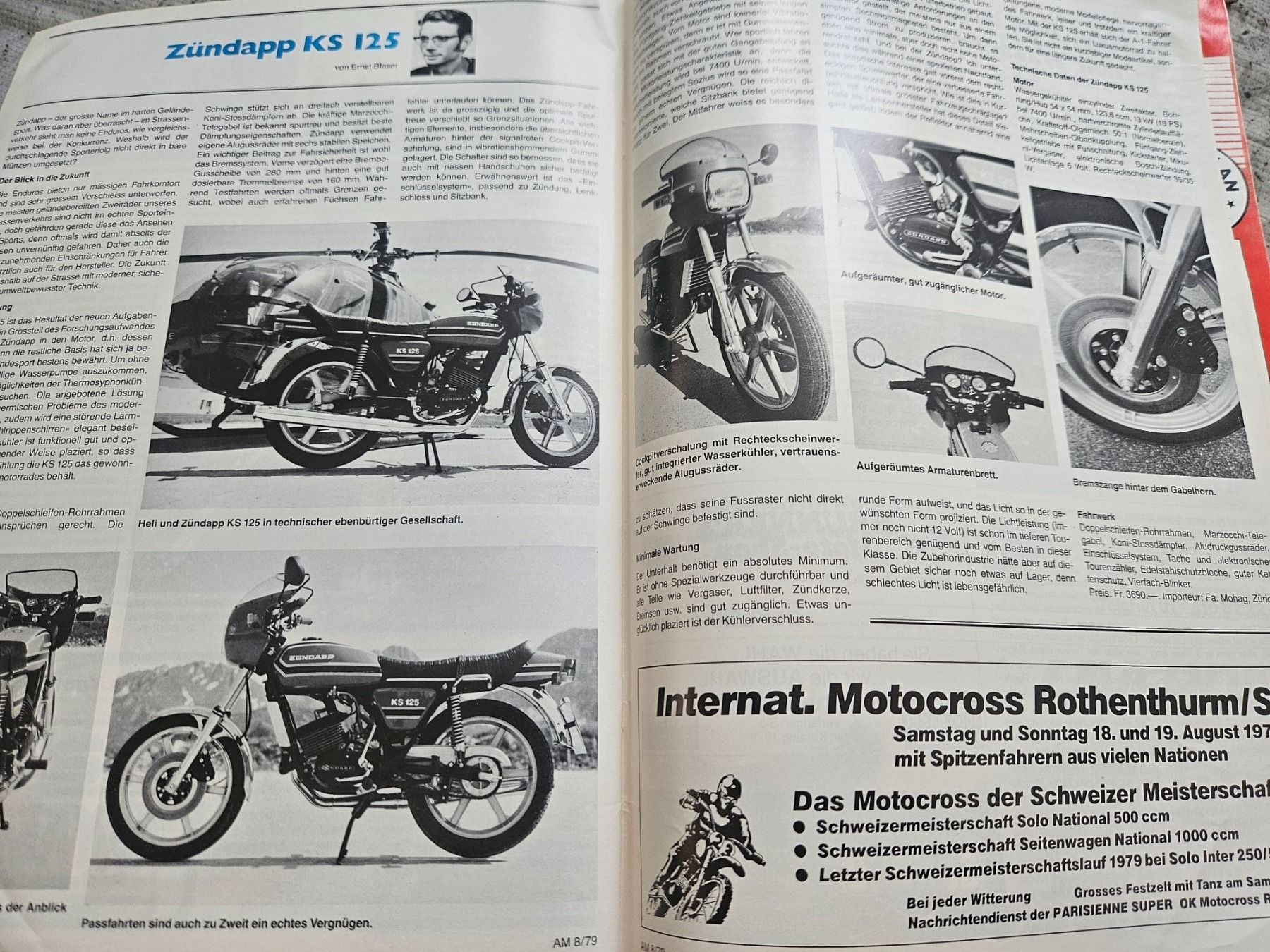 Zündapp Autres accessoires p. véhicule: AM 8/79 Zündapp KS 125 xx – D'occasion à Flawil par sr1_f6st 7