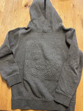 Star Wars Kinder Hoodie, Grösse 10A, Grau - Top Zustand!