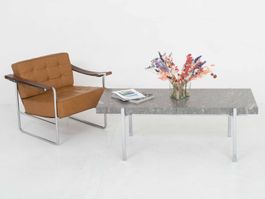 Eleganter Couchtisch aus Marmor