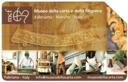 Telefonkarte Italien PF€-325 Museo della carta Fabriano