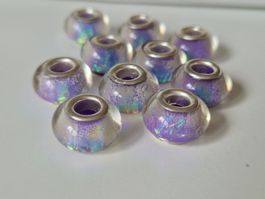 10 schöne beads, Perlen, Strass wie Pandora