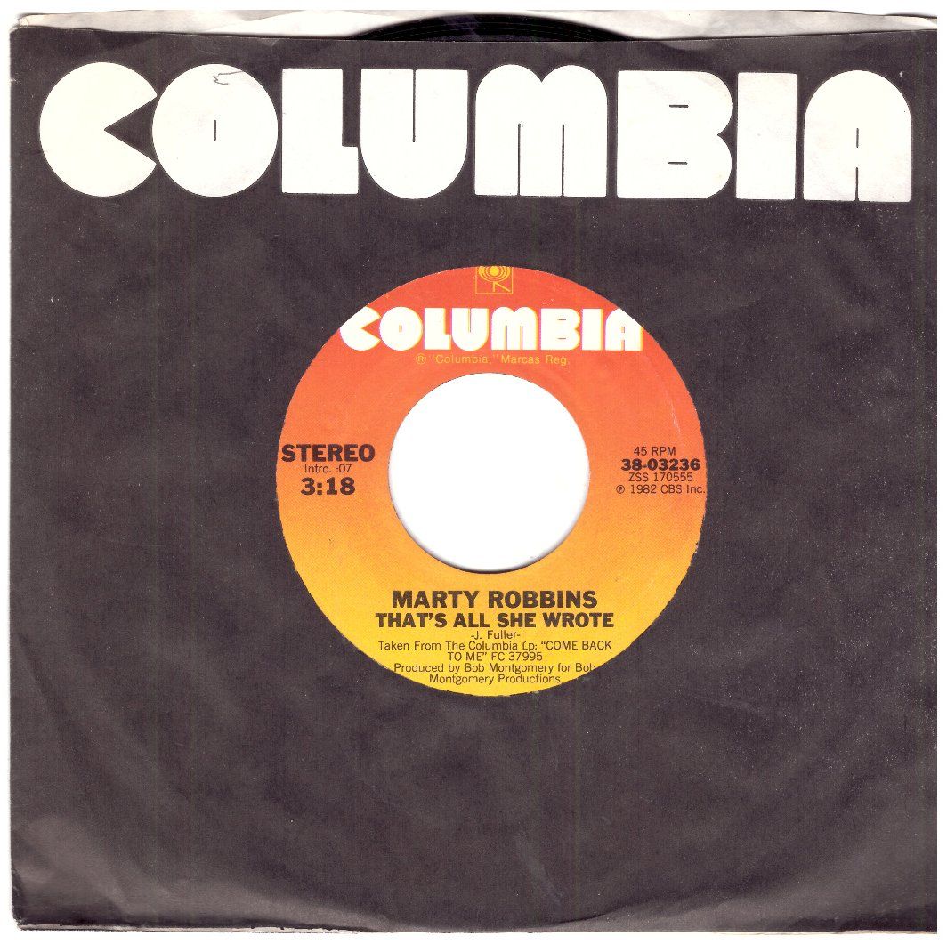 Dischi in vinile: MARTY ROBBINS – Usato da Bassersdorf venduto da house-of-vinyl