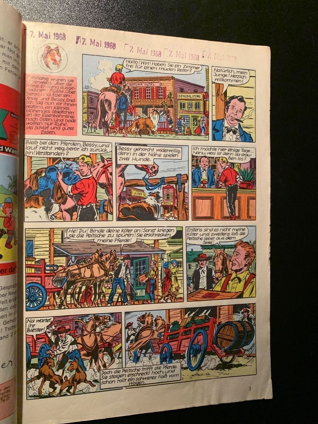 Comics: Bessy Nr. 1 Original 1. Auflage Bastei – Gebraucht aus Gysenstein von Comic_sammler 1