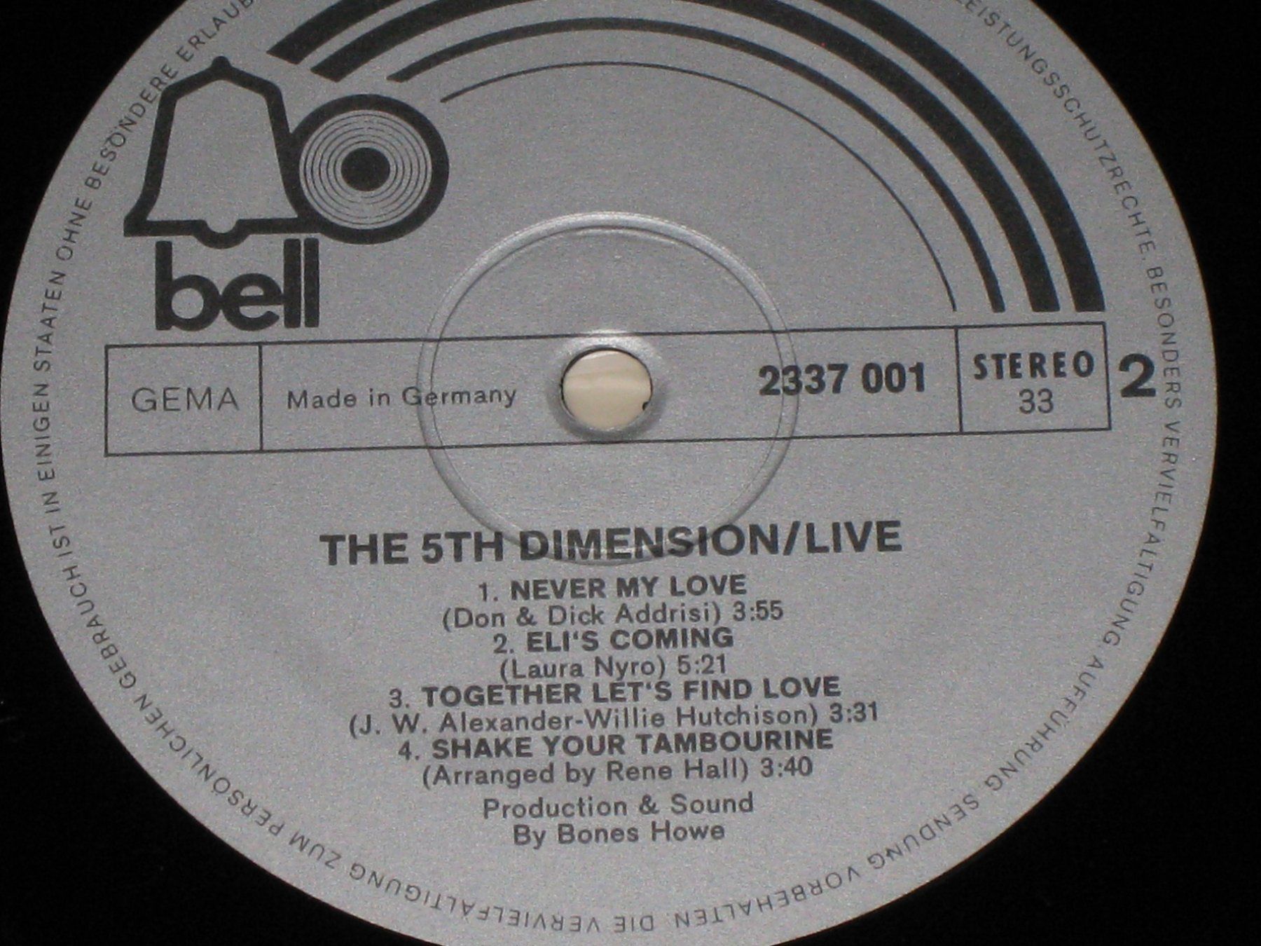 Dischi in vinile: DOPPEL LP - THE 5TH DIMENSION - LIVE! – Usato da Steckborn venduto da Quo7 3