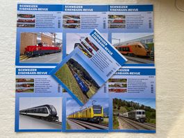 Schweizer Eisenbahn-Revue 7 Ausgaben 2018 guter Zustand