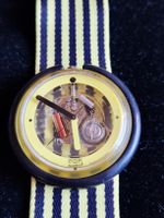 Pop Swatch Yellow Zebra PWBK112 Vintage 1989