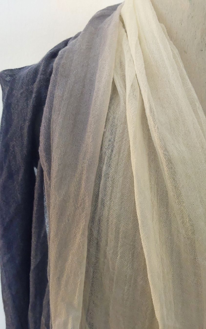Foulards, Tücher & Schals: Schal Viskose blau weiss – Neu (gemäss Beschreibung) aus Köniz von scopello12 3