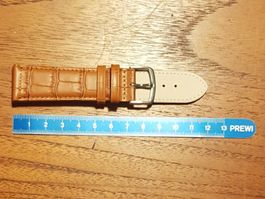 22mm Bracelet de montre en cuir