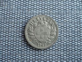 2 Rappen Stück 1942 Zn