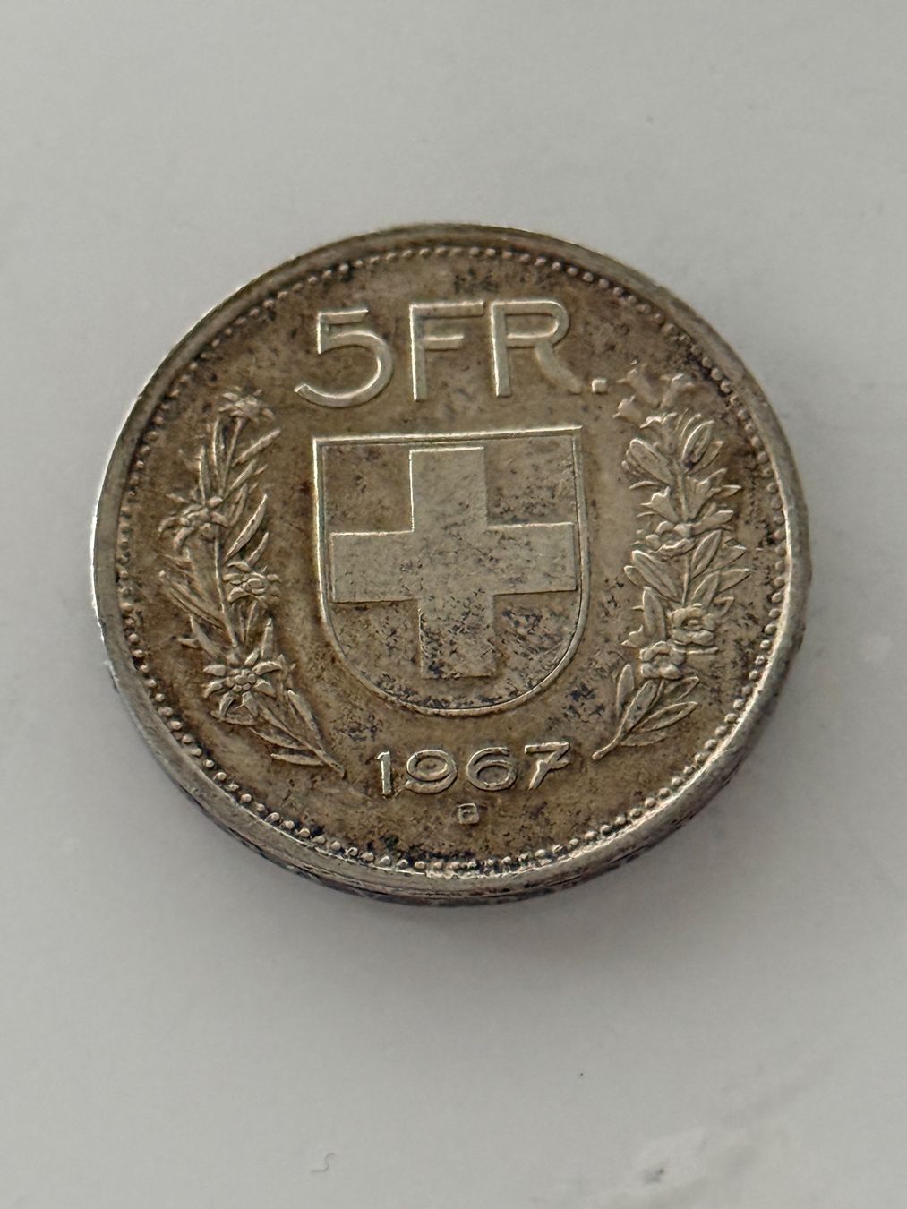 Alle Münzen: 5 Franken 1967  Silber – Gebraucht aus Wallisellen von SWISS_SILVER1