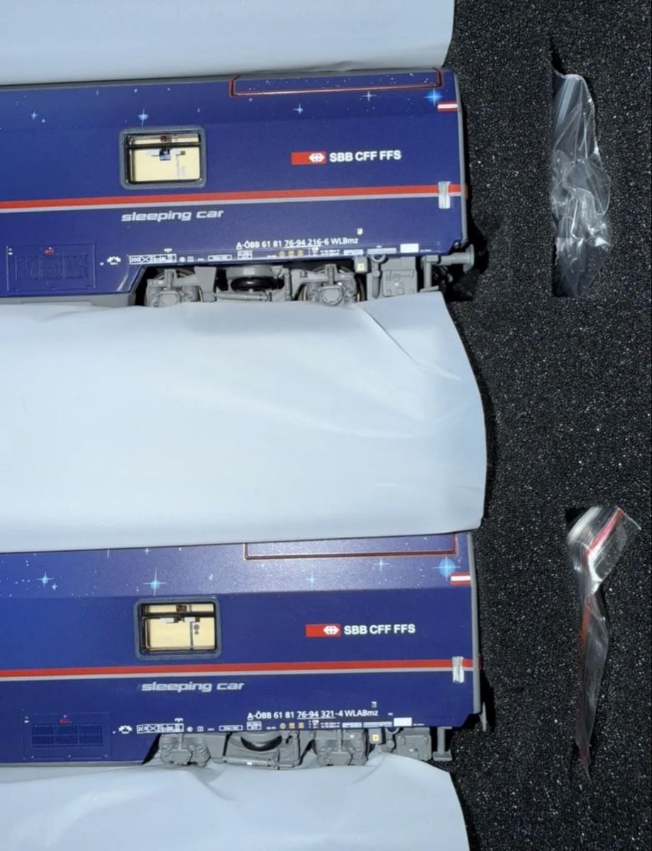 LS Models Modellini di ferrovie: L.S.MODELS ÖBB NIGHTJET PRIDE VIENNA ÖBB EXCLUSIVE NEU – Nuovo e nell'imballaggio originale da Zürich venduto da Volanbusz 3